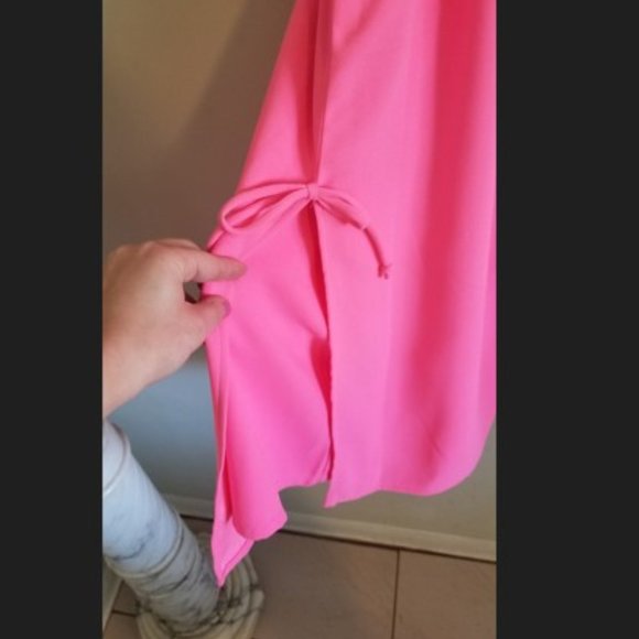 Lilly Pulitzer Pearl Romper Pink Tropics Gold Size 8 - Picture 5 of 7